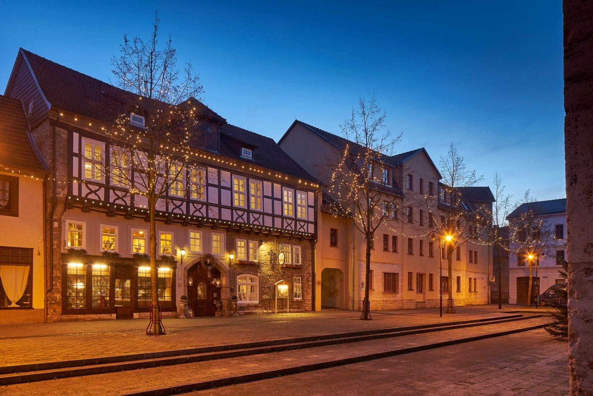Brauhaus Zum Loewen Hotel Mühlhausen Kültér fotó