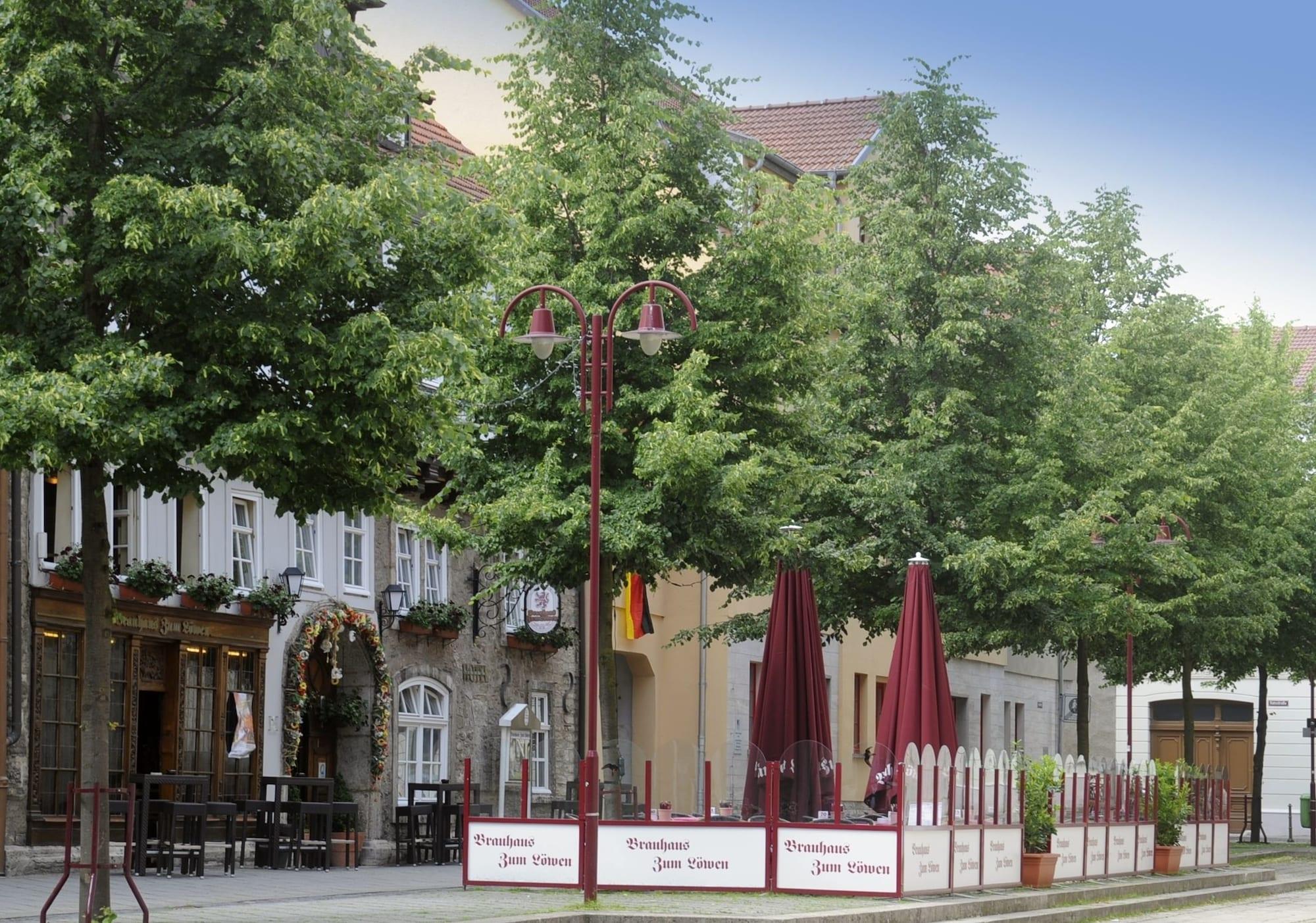 Brauhaus Zum Loewen Hotel Mühlhausen Kültér fotó