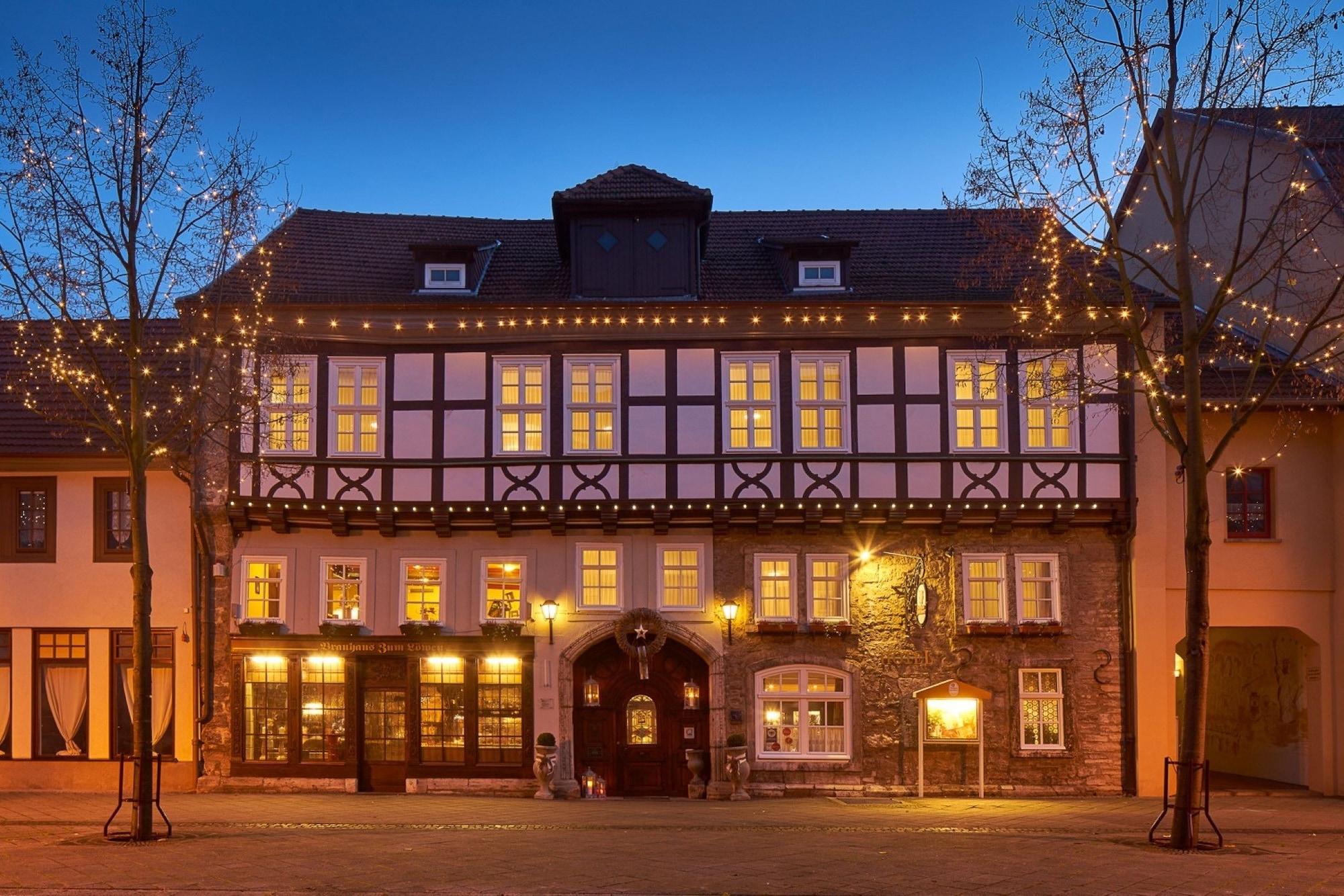 Brauhaus Zum Loewen Hotel Mühlhausen Kültér fotó