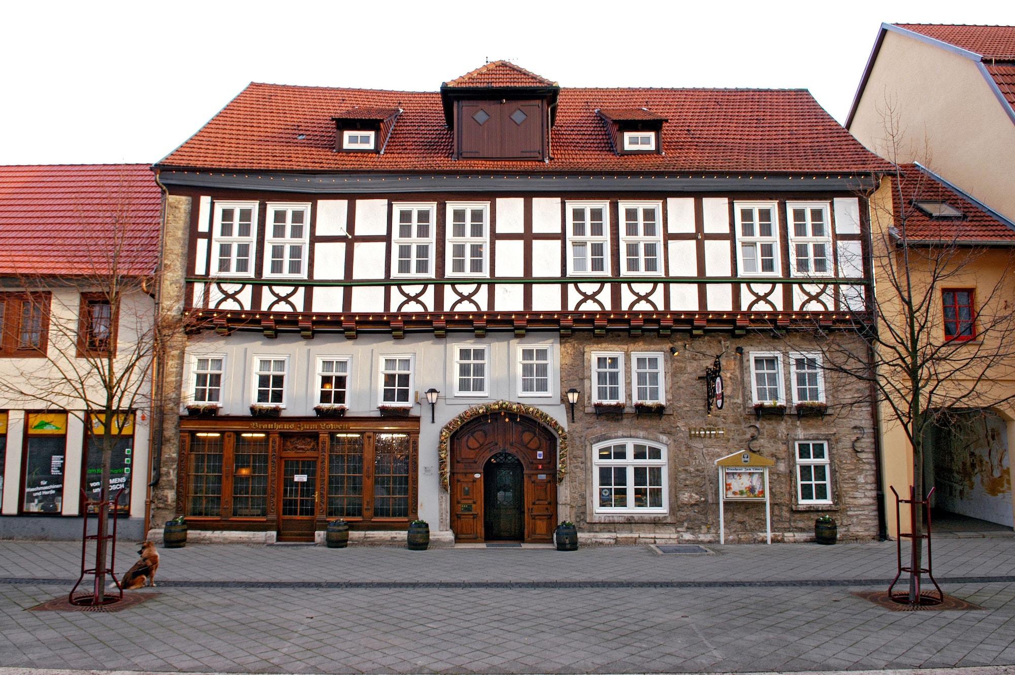 Brauhaus Zum Loewen Hotel Mühlhausen Kültér fotó