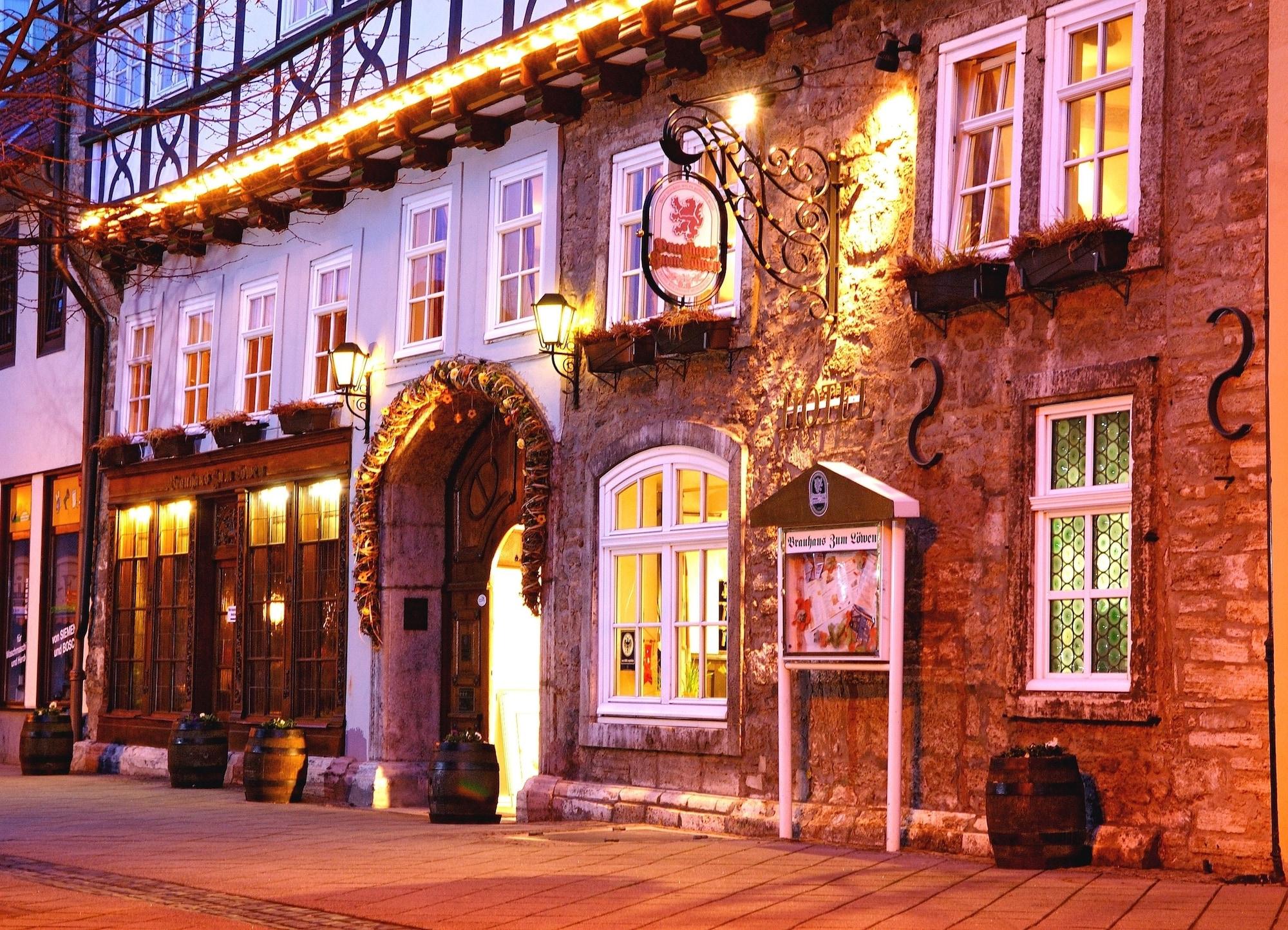Brauhaus Zum Loewen Hotel Mühlhausen Kültér fotó