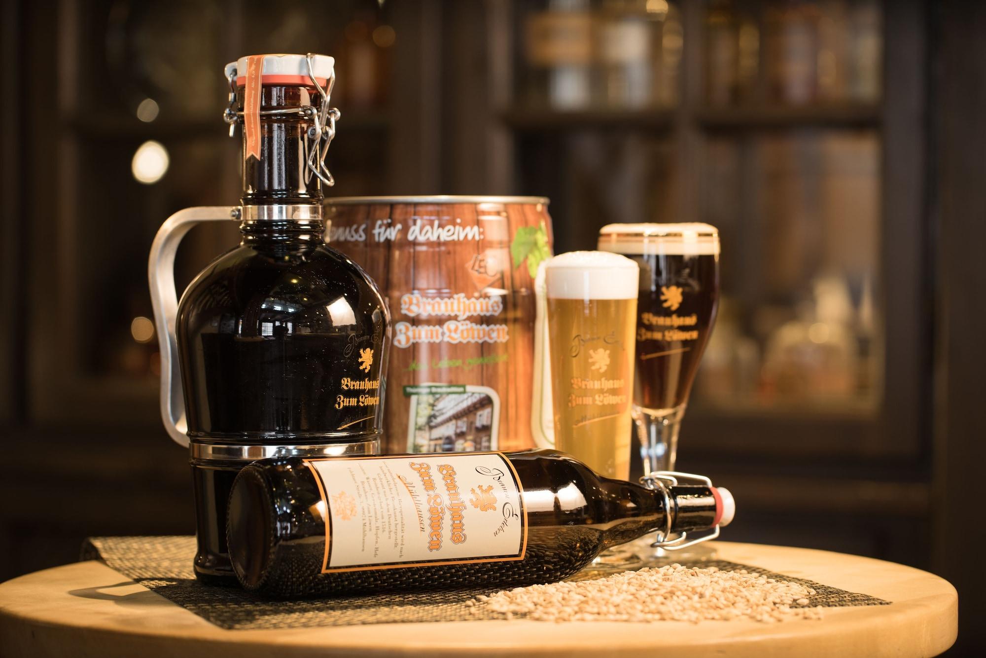 Brauhaus Zum Loewen Hotel Mühlhausen Kültér fotó
