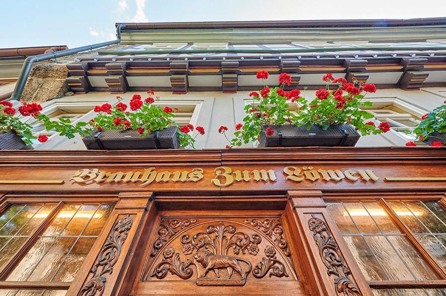 Brauhaus Zum Loewen Hotel Mühlhausen Kültér fotó