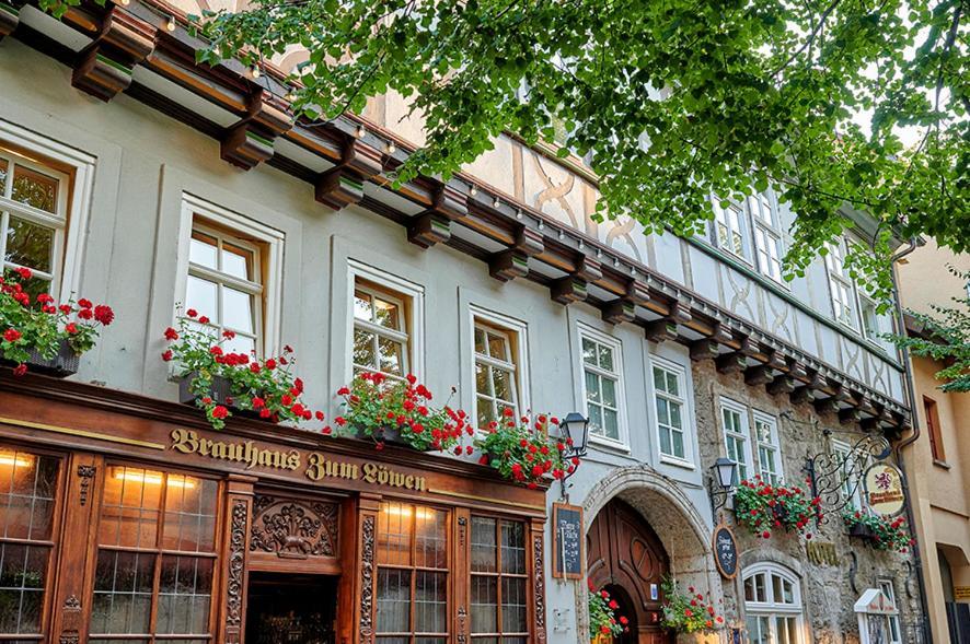 Brauhaus Zum Loewen Hotel Mühlhausen Kültér fotó