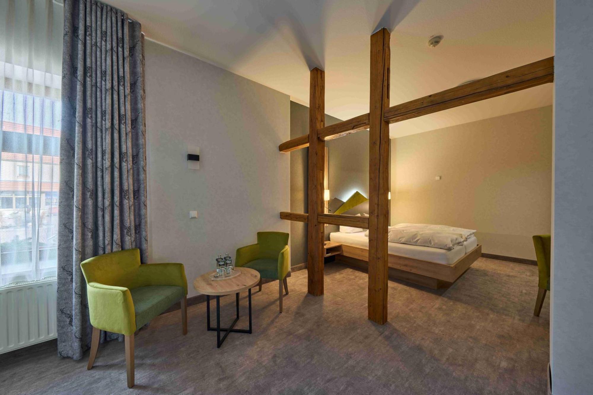 Brauhaus Zum Loewen Hotel Mühlhausen Kültér fotó