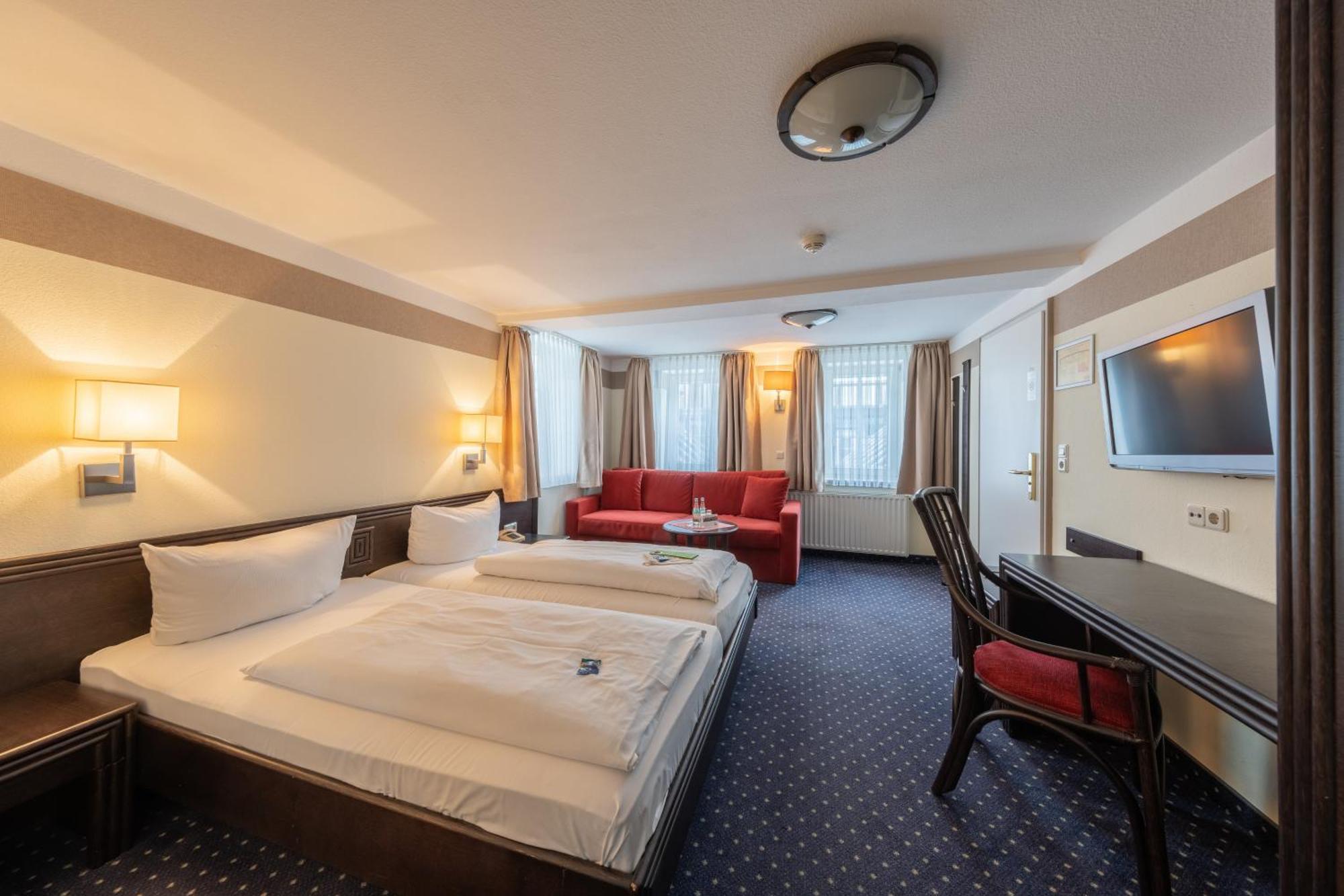 Brauhaus Zum Loewen Hotel Mühlhausen Kültér fotó