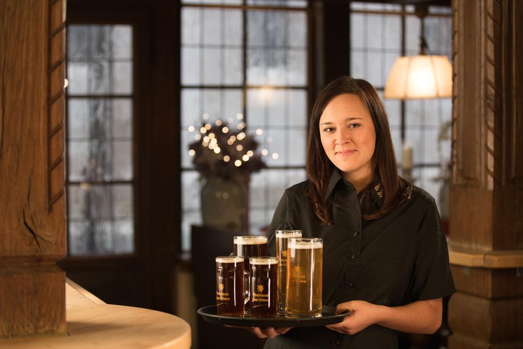 Brauhaus Zum Loewen Hotel Mühlhausen Kültér fotó